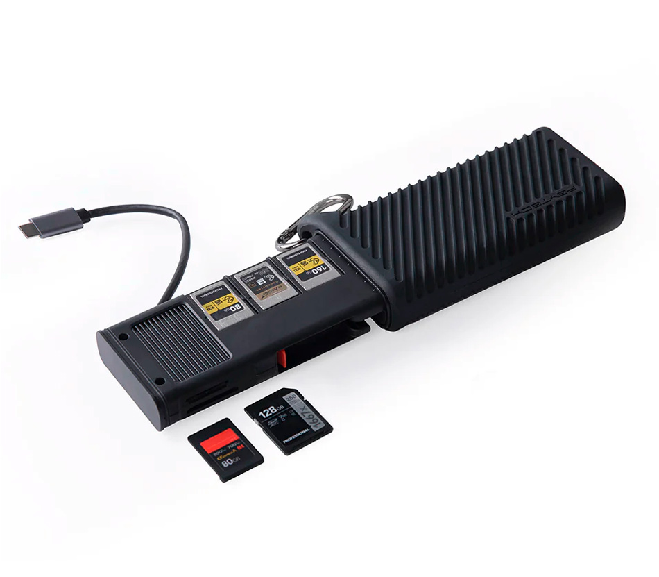 Карт-ридер и чехол PGYTECH CFexpress CreateMate, для CFE-A / SD, черный (уцененный)