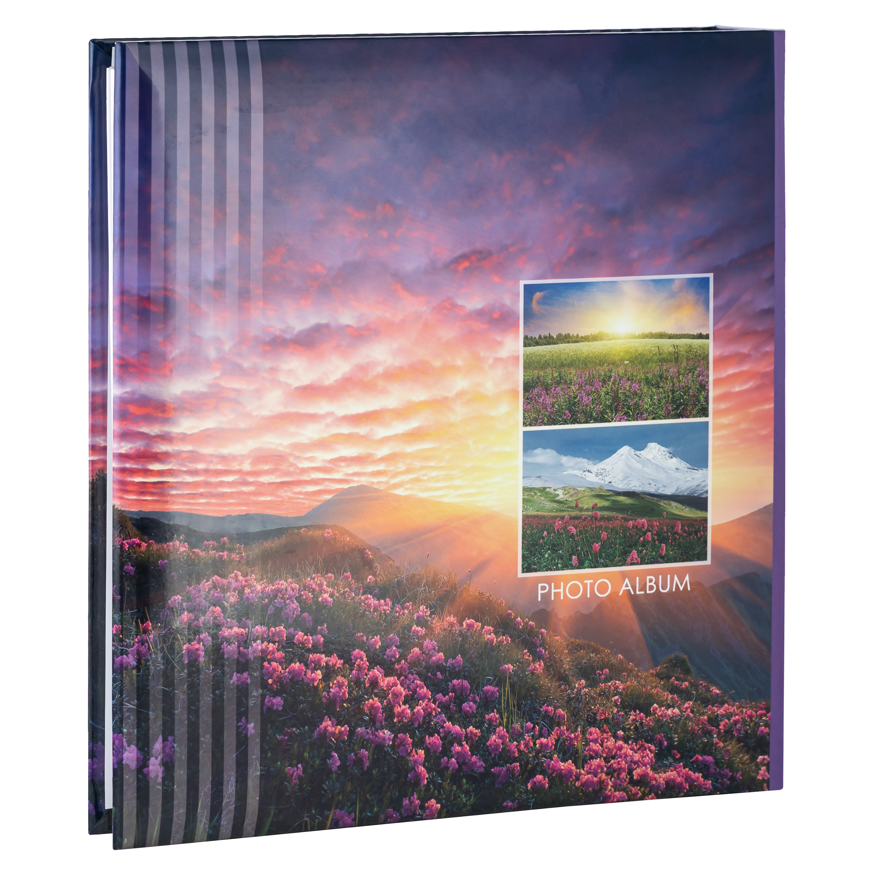 Фотоальбом Fotografia магнитный 23х28 см, 50 листов, на кольцах, «Пейзаж», FA-SA50-106