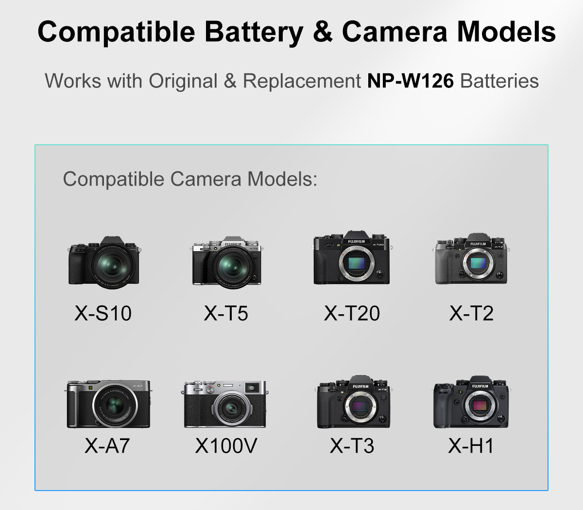 Зарядный кейс Kingma BM070-W126 для 2х Fujifilm NP-W126, коричневый