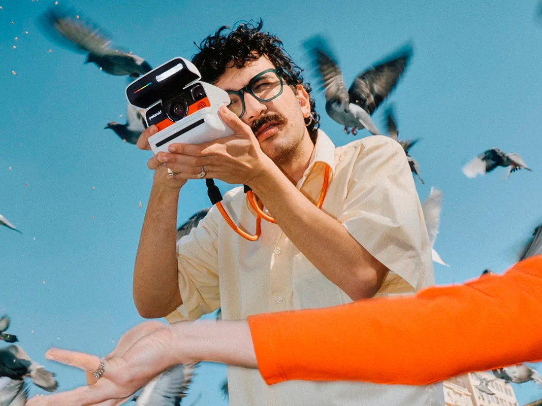 Фотоаппарат моментальной печати Polaroid Flip, белый