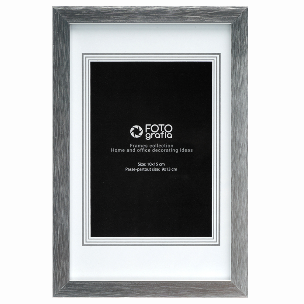 Фоторамка Fotografia 10x15 см, серебряная FFM-5011