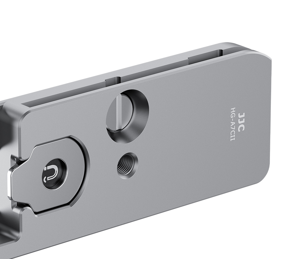 Дополнительный хват JJC HG-A7CII SILVER, для Sony A7C II, A7C R, серебристый