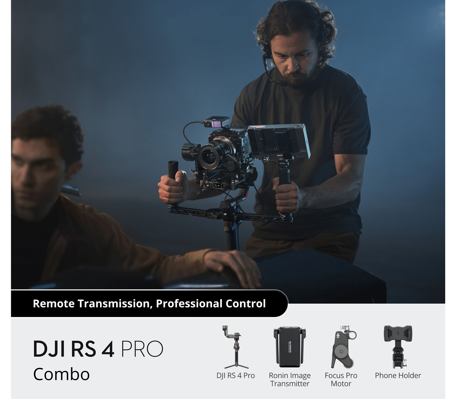 Стабилизатор DJI RS 4 Pro Combo для камер до 4.5 кг