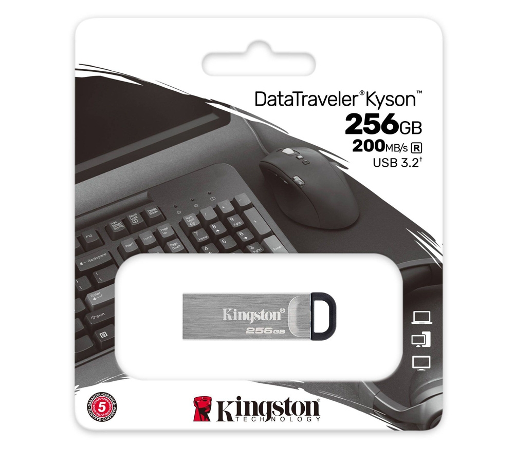 Накопитель Kingston USB 3.2 DataTraveler Kyson 256GB