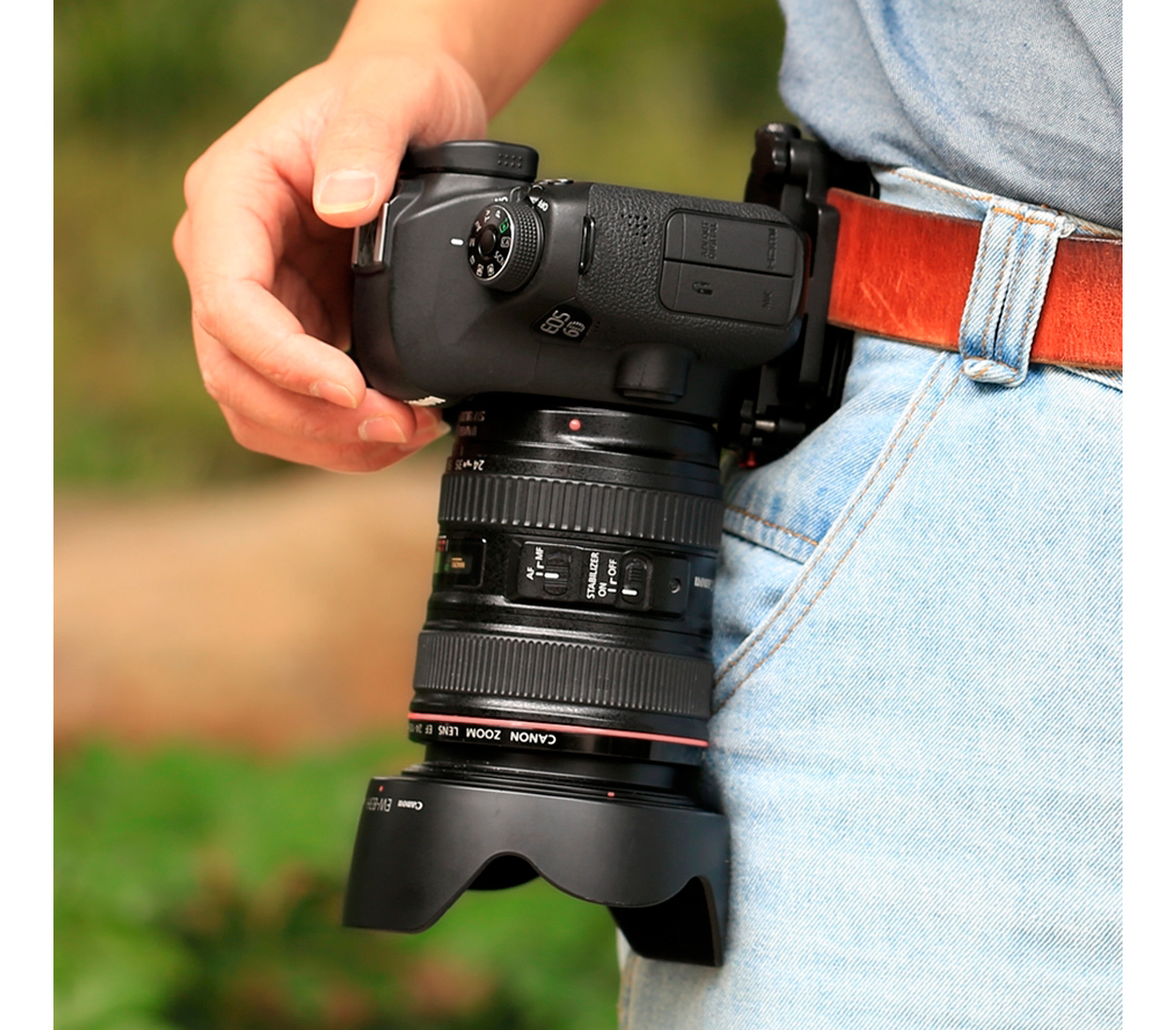 Крепление для камеры Puluz PU231R Capture Camera Clip, на ремень или лямку рюкзака