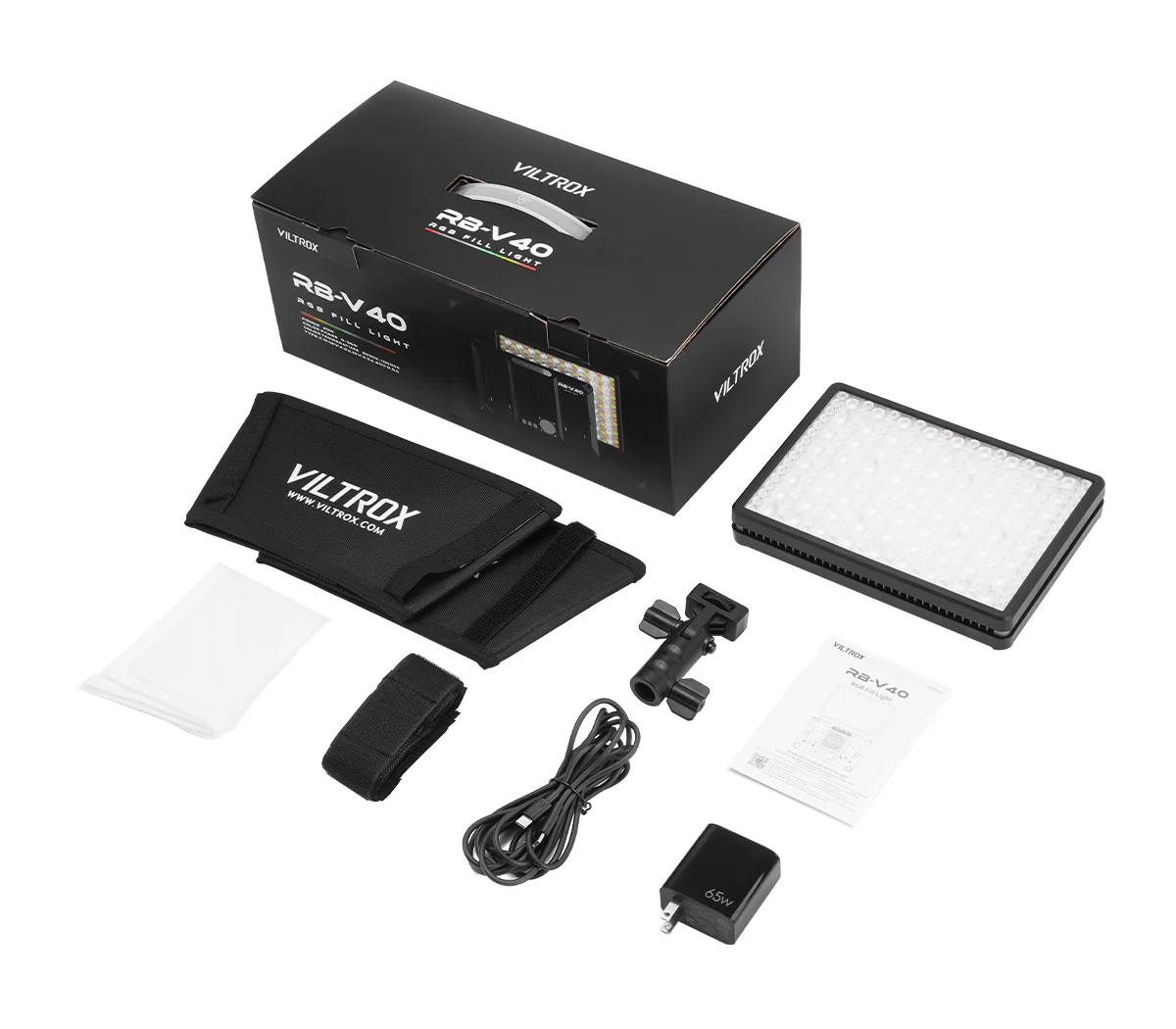 Осветитель Viltrox RB-V40, светодиодный, 40 Вт, RGB, 2500-10000K