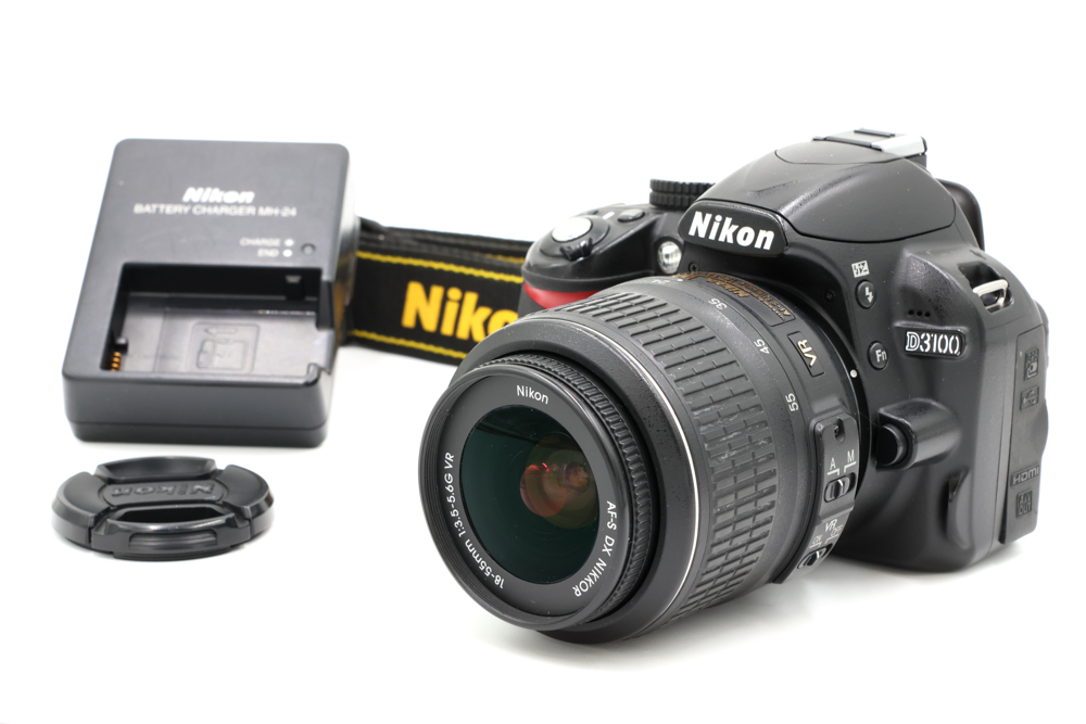 Зеркальный фотоаппарат Nikon D3100 Kit 18-55mm f/3.5-5.6G VR DX (состояние 4) (б/у)