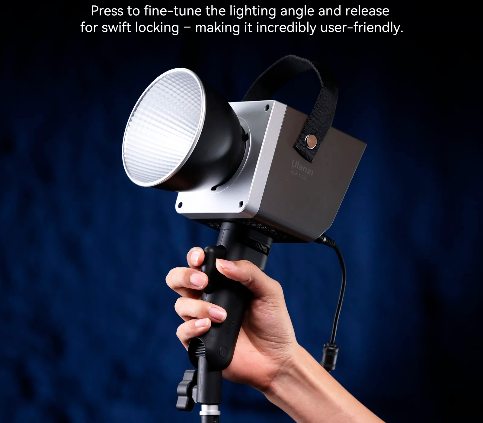 Рукоятка Ulanzi LA03 Light Stand Adapter, с винтом 1/4" и креплением на стойку