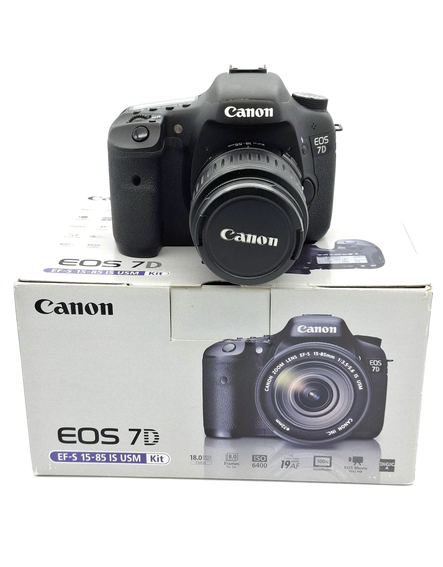 Зеркальный фотоаппарат Canon EOS 7D Kit EF-S 18-55mm (состояние 5-) (б/у)