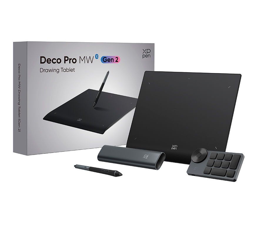 Графический планшет XP-Pen Deco Pro MW, 2 поколение, с пультом управления (уцененный)