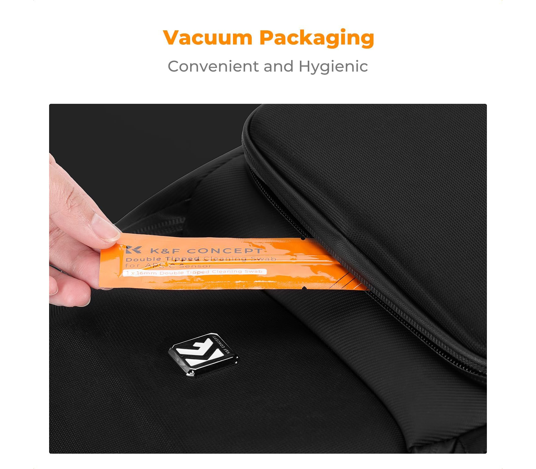 Шваброчки для чистки матриц K&F Concept 1616, для APS-C камер (10 шт, жидкость)