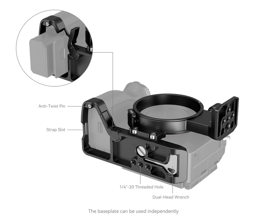 Поворотная площадка SmallRig 4148 для Sony A7RV / A7RIV / A7IV / A7SIII