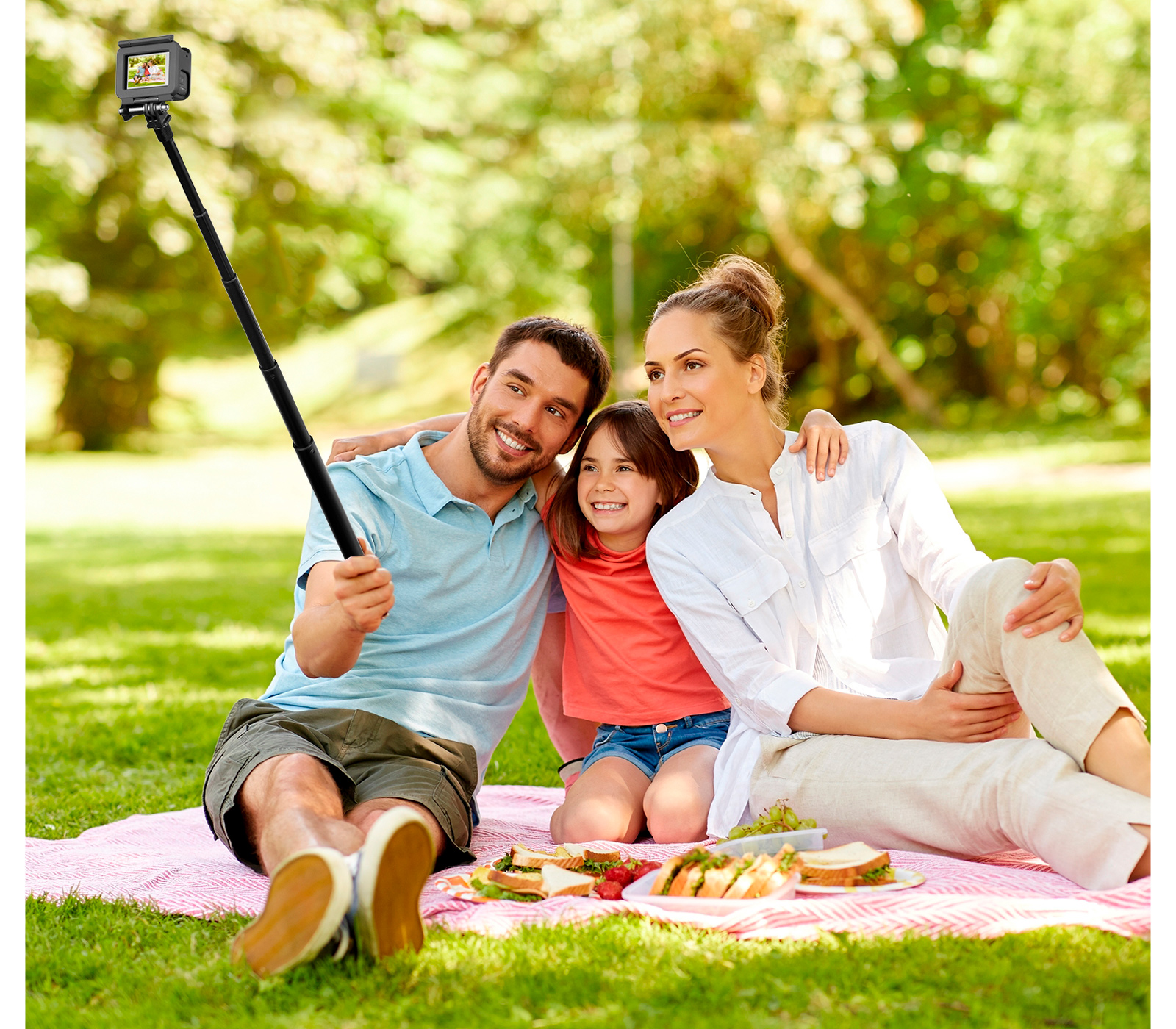 Монопод для селфи Puluz PU816 Selfie Stick, длина до 150 см
