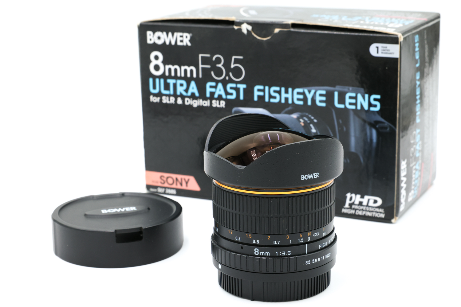 Объектив Bower 8mm f/3.5 Fisheye Sony A (состояние 4) (б/у)