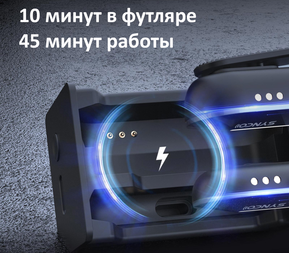 Беспроводная система Synco P1ST, 2.4 ГГц, TX+RX, футляр-зарядка, USB Type-C
