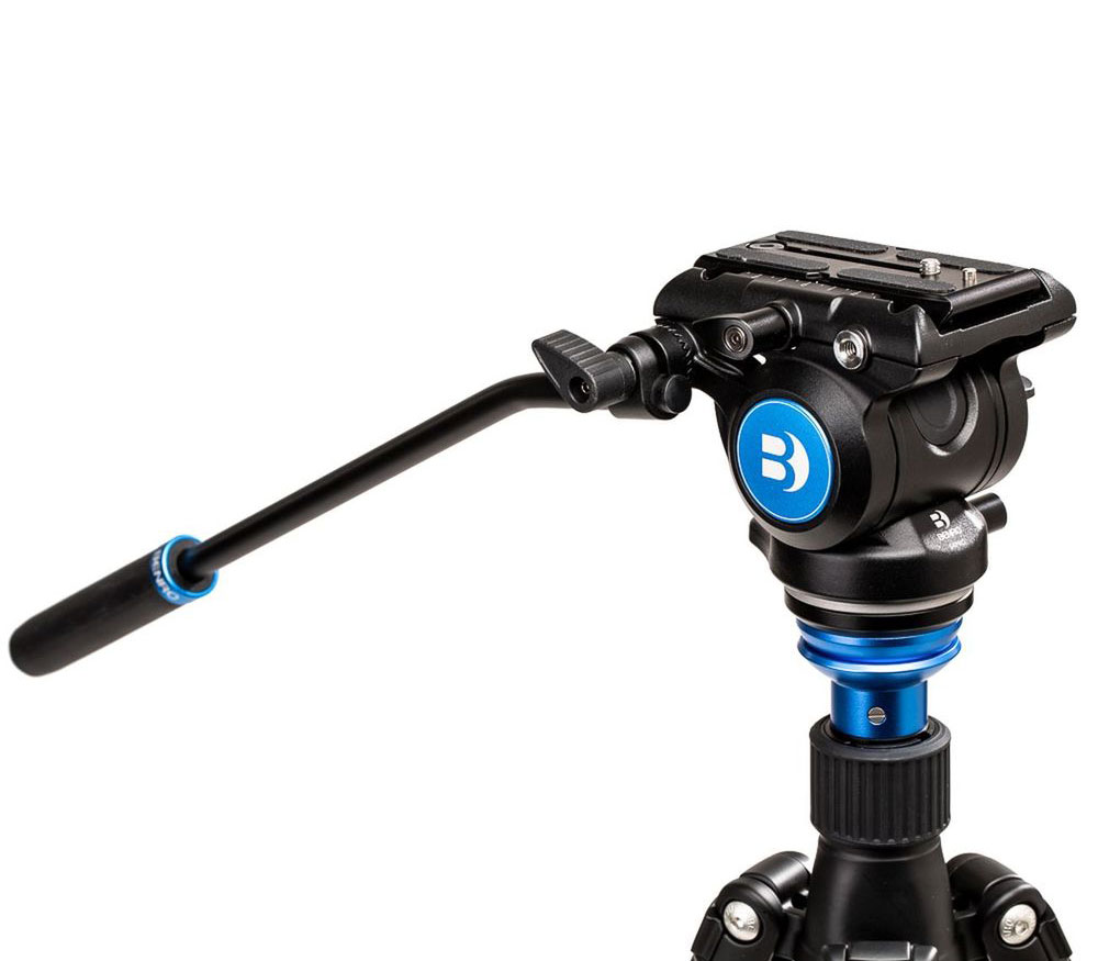Штатив Benro Classic A2573F с видеоголовой S4PRO, клипсовые замки, алюминий