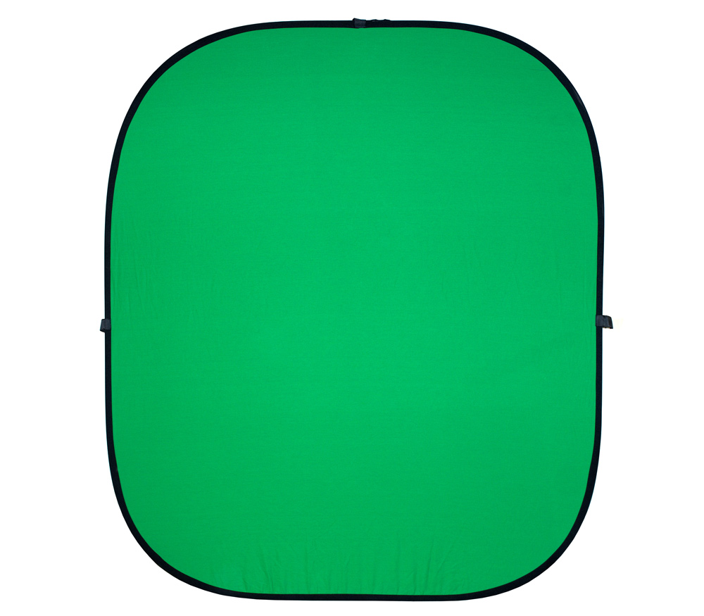 Фон GreenBean Twist B/G, хромакей, 240х240 см, зеленый / синий