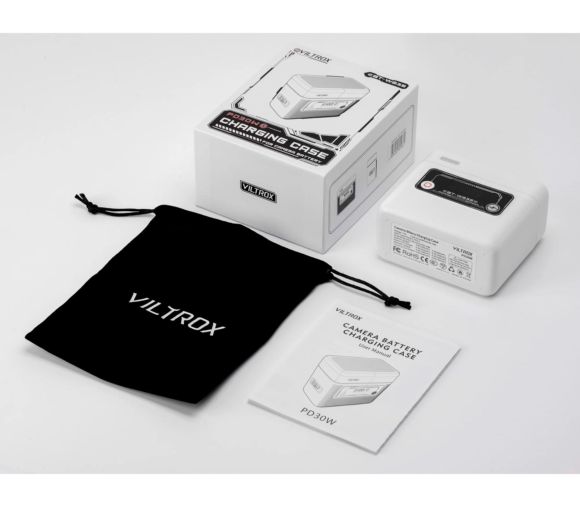 Зарядный кейс Viltrox BT-FZ100, 5500 мАч, для 2х NP-FZ100