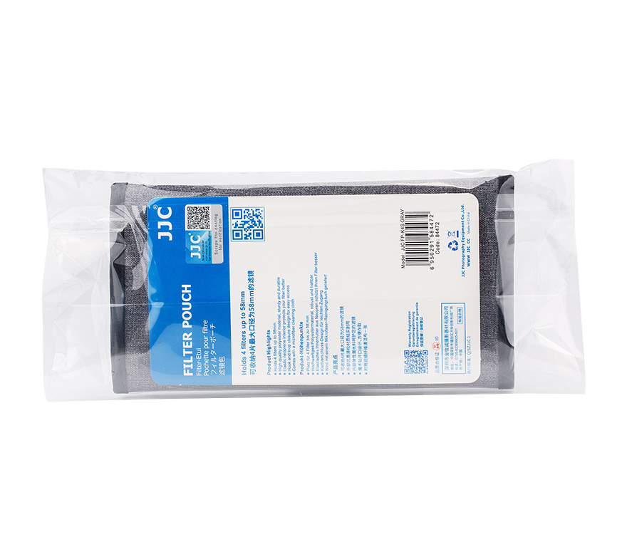 Чехол для светофильтров JJC FP-K4S, 4 фильтра до 58 мм, серый