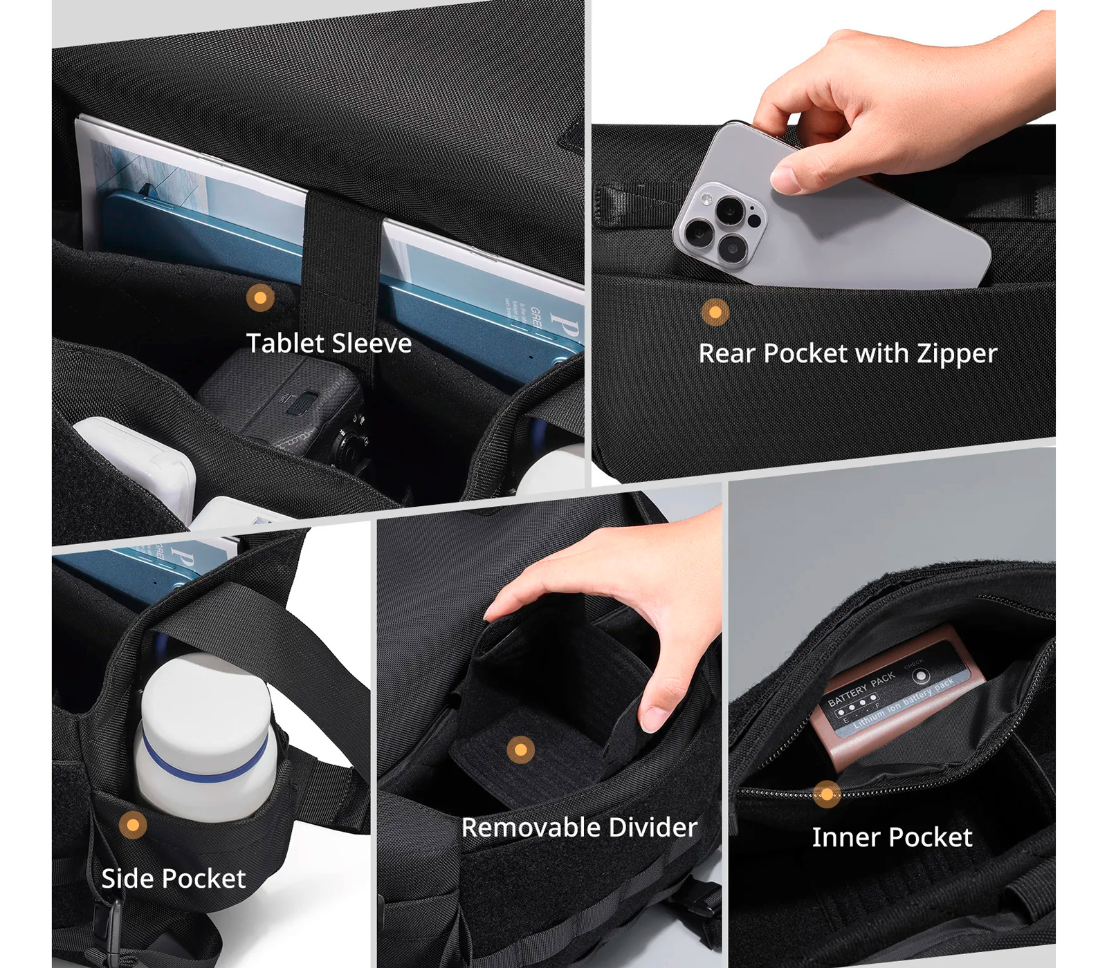 Сумка-слинг Ulanzi BC08 Camera Sling Bag