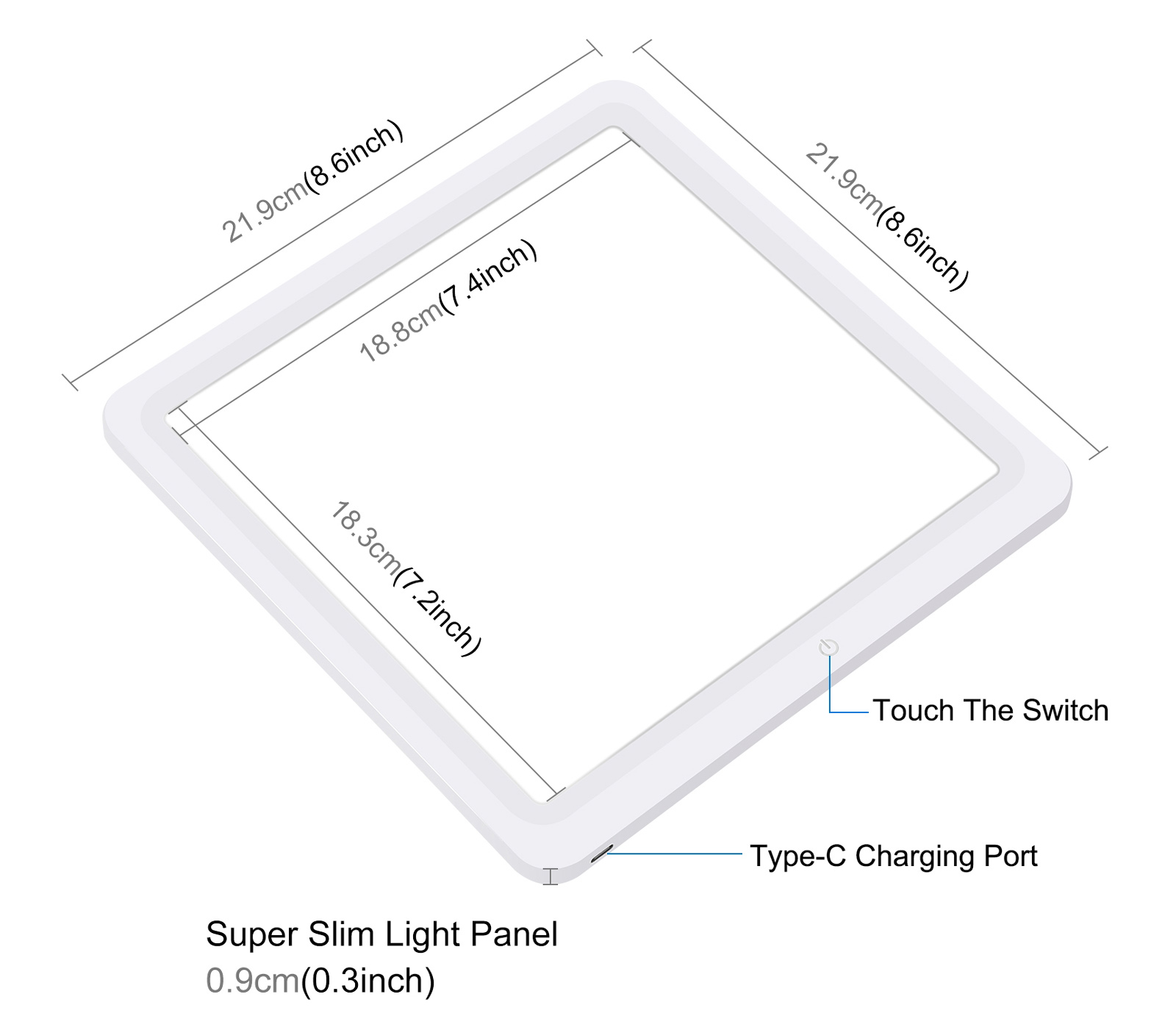 Фотобокс Puluz PKT3101B, 25 см, кольцевая + нижняя подсветка, 6 фонов