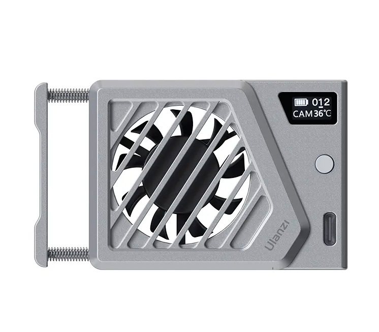 Вентилятор для камеры Ulanzi CA25-S Cooling Fan, для Sony / Canon / Fujifilm / Nikon, серебристый