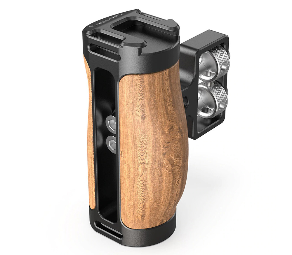 Ручка SmallRig 2913, боковая, деревянная ручка, на 2 винта 1/4"