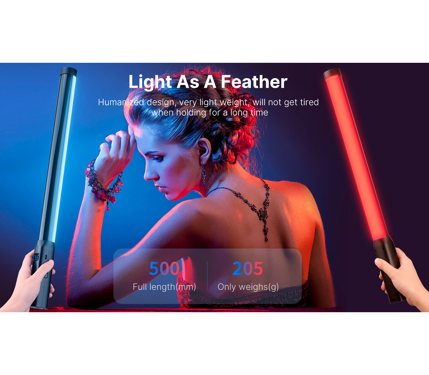 Светодиодный осветитель Ulanzi VL119 RGB, 7.5 Вт,  2500-9000K