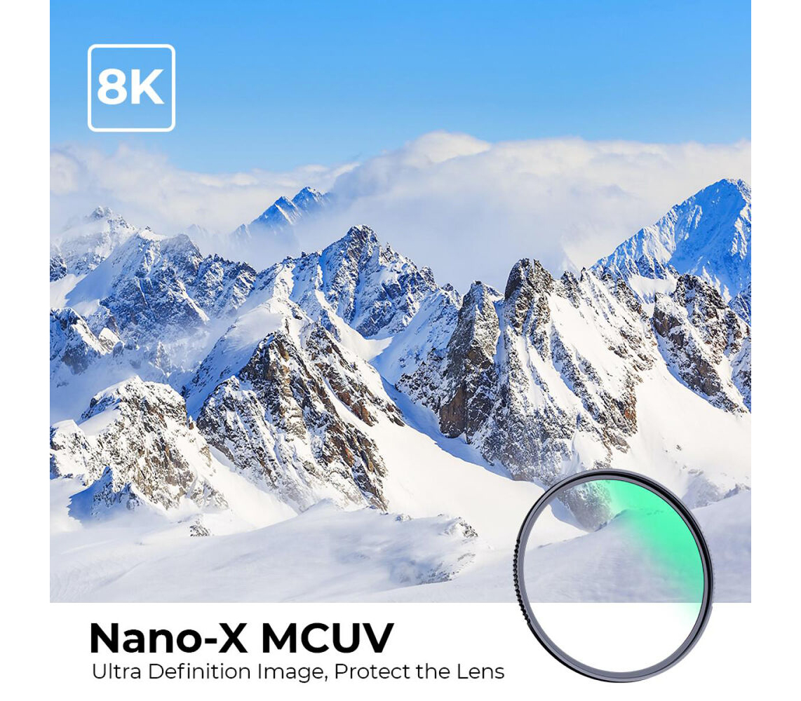 Светофильтр K&F Concept Nano-X B270 MCUV, Green Coated, 58 мм