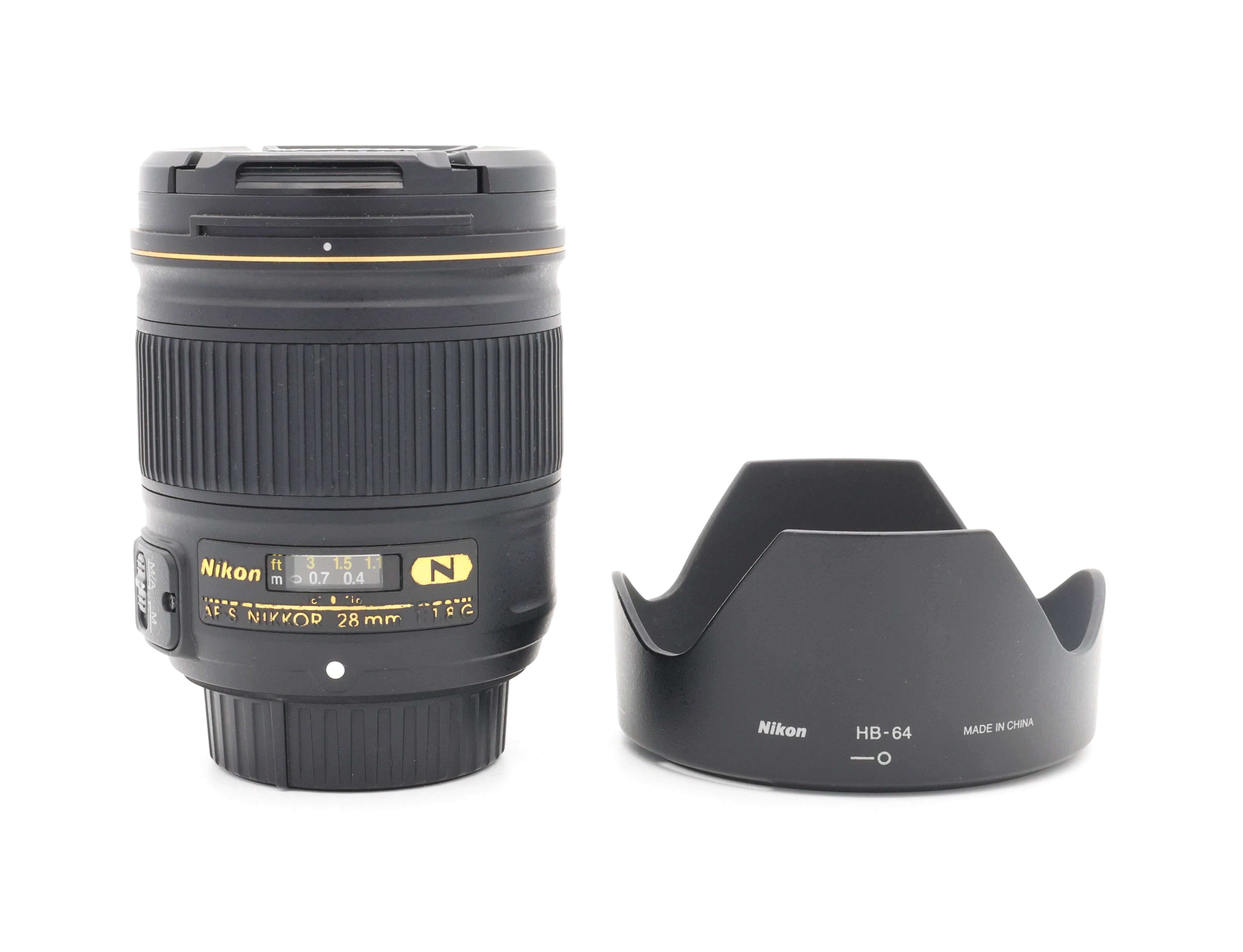 Объектив Nikon AF-S 28mm f/1.8G (состояние 4) (б/у)