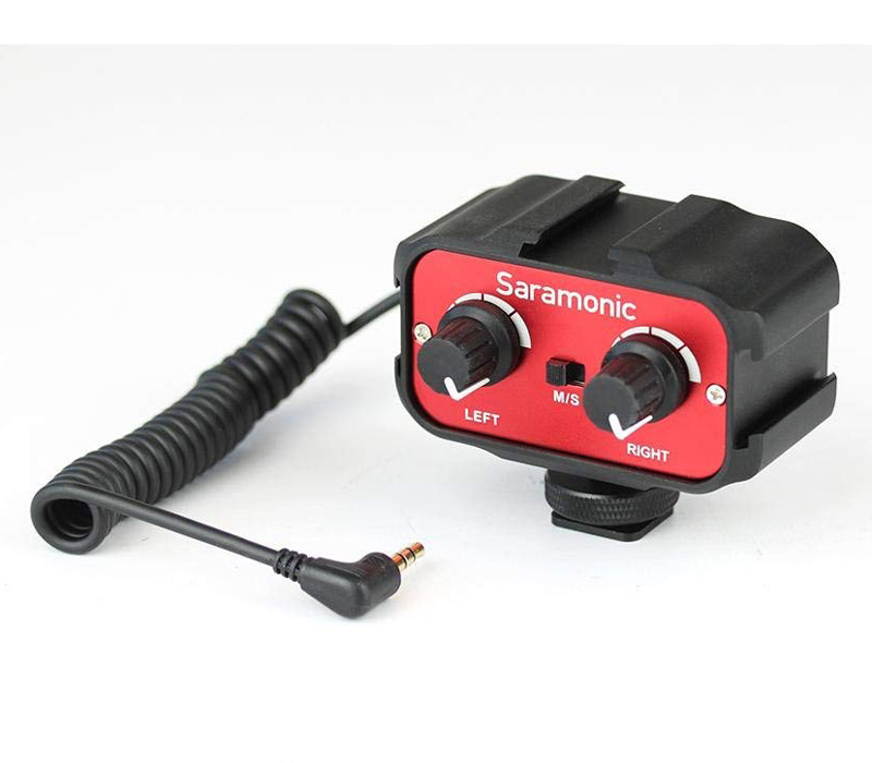 Микшер Saramonic SR-AX100, накамерный, пассивный, 3х 3.5 мм