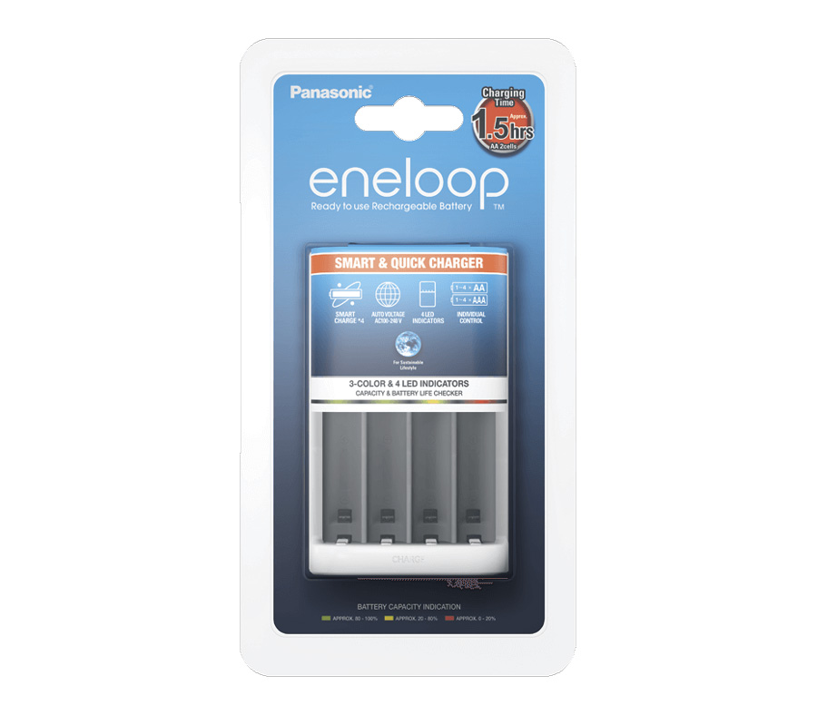 Зарядное устройство Panasonic Smart & Quick BQ-CC55E (АА / ААА)