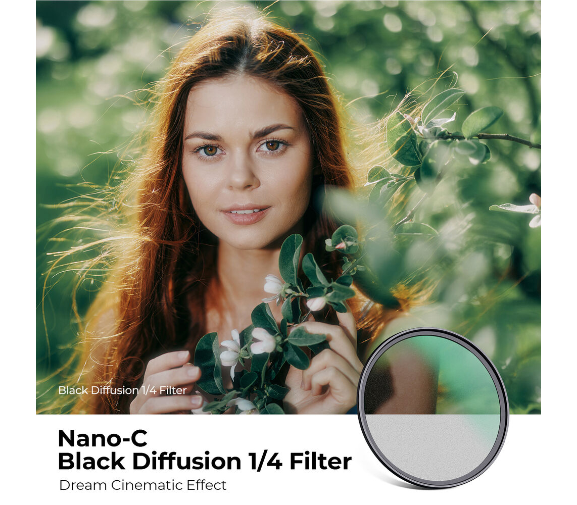 Светофильтр K&F Concept C-Series Black Mist 1/4, Green Coating, 82 мм