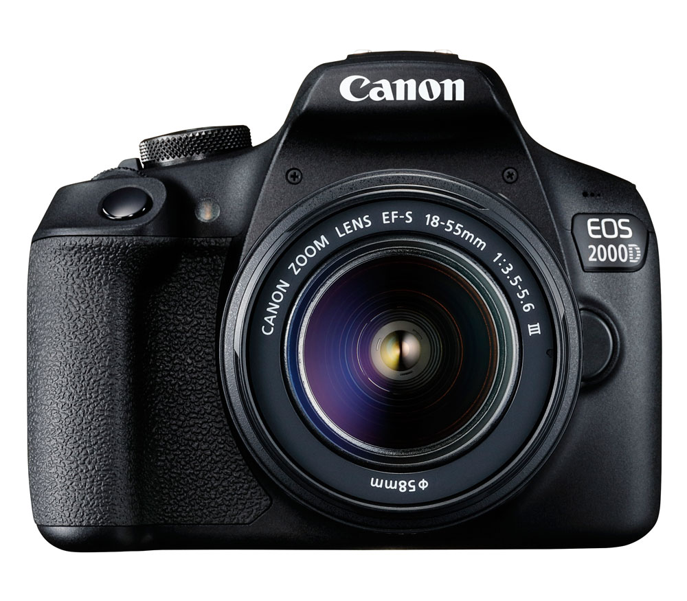 Зеркальный фотоаппарат Canon EOS 2000D Kit EF-S 18-55 III DC (уцененный)