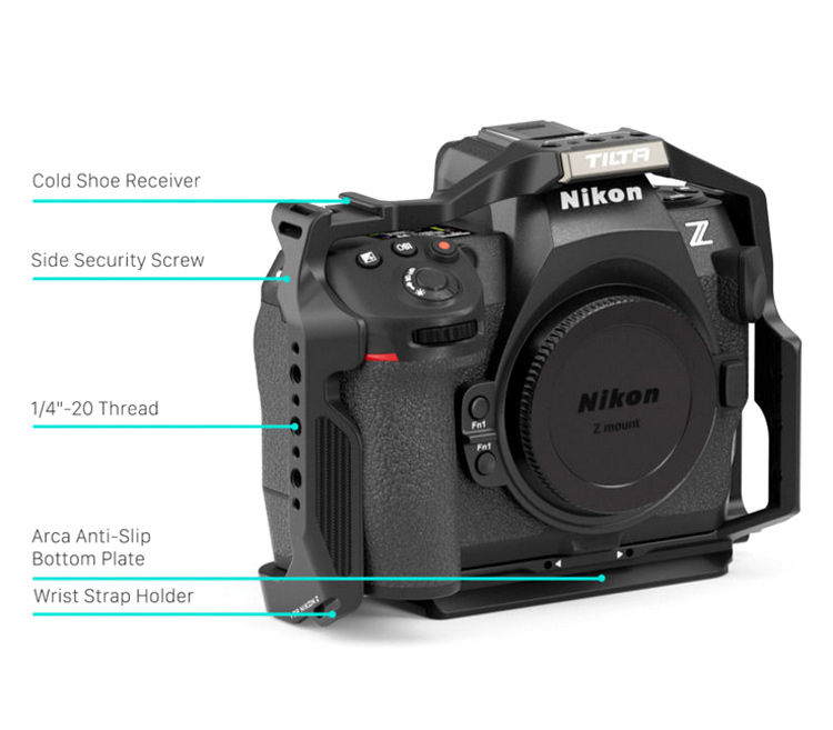 Клетка Tilta Camera Cage Pro Kit для Nikon Z8, черная