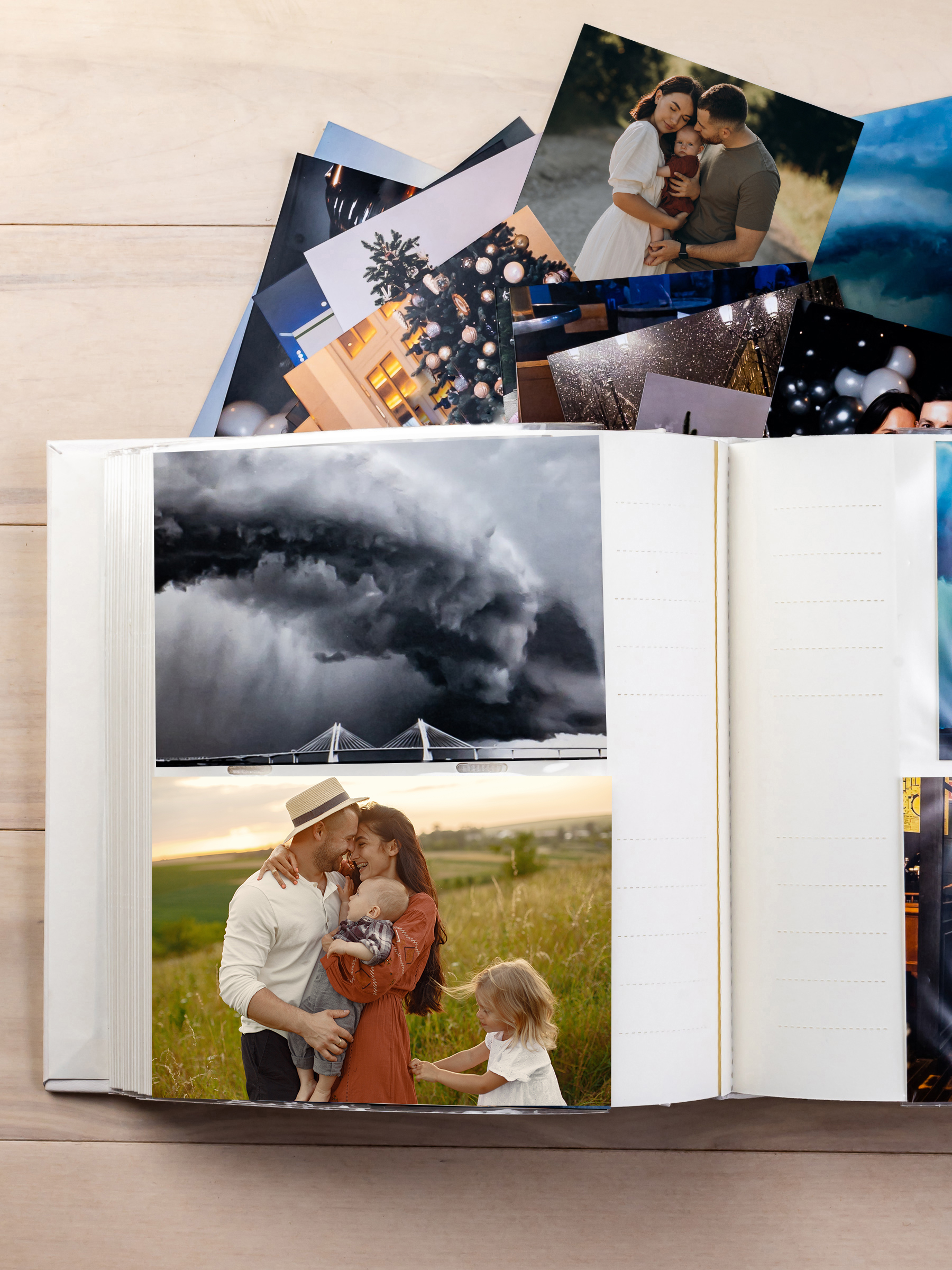 Фотоальбом Fotografia 10x15 см 200 фото, книжный переплет, «Цветы», FA-EBBM200-819