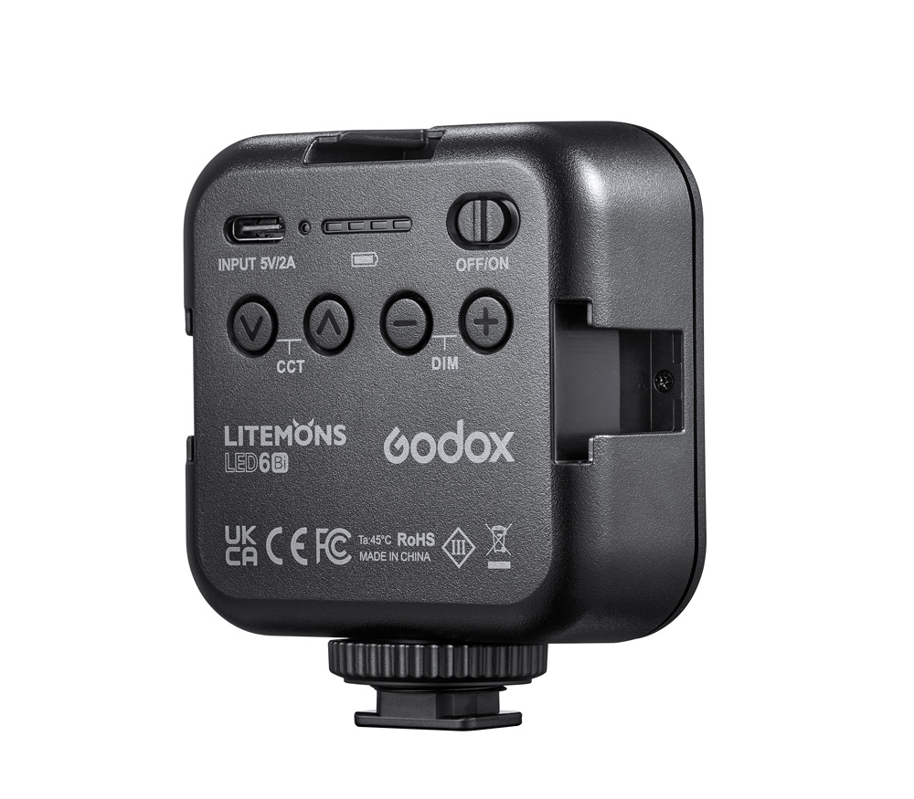 Осветитель Godox Litemons LED6Bi, 6Вт, 3200K - 6500K, светодиодный
