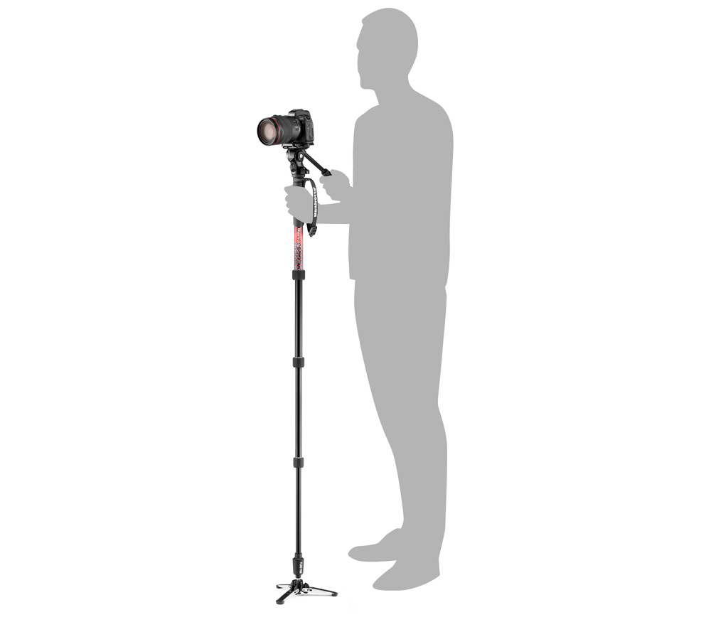 Монопод Manfrotto Element MII Video Kit, алюминиевый, с головой