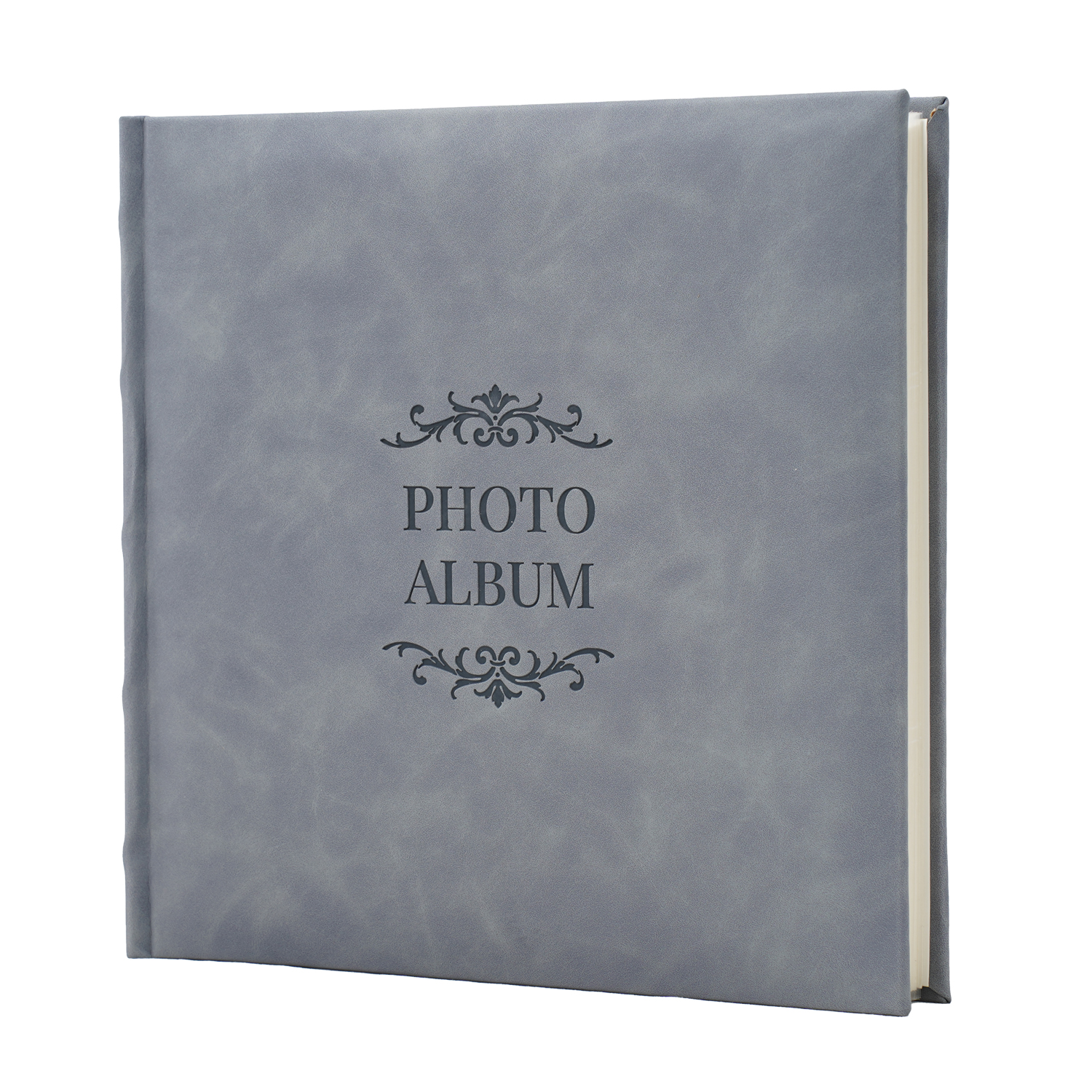 Фотоальбом Fotografia 10x15 см 200 фото, книжный переплет, серый, FA-EBBM200 - 874