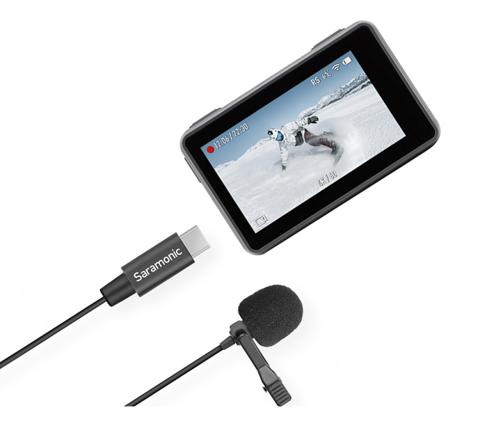 Микрофон Saramonic LavMicro U3-OA, петличный, только для DJI Osmo Action