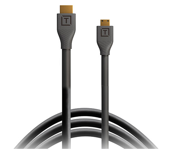 Кабель Tether Tools TetherPro HDMI Mini to HDMI 2.0, 0.3m, черный