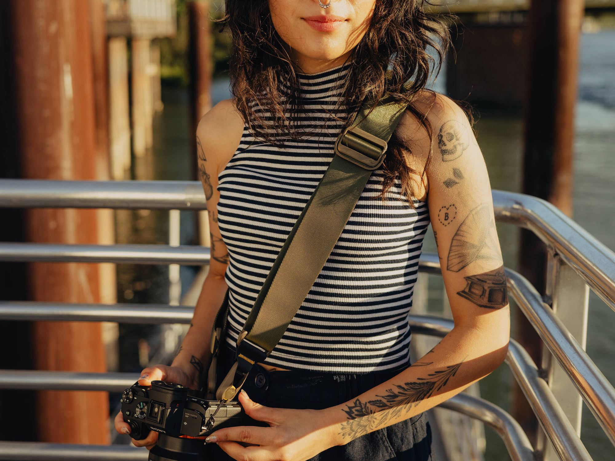 Ремня Peak Design Camera Strap Slide Kelp, оливковый