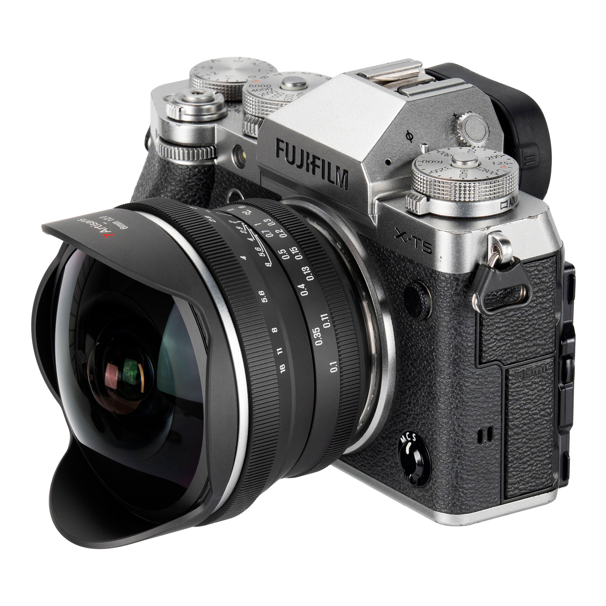 Объектив 7Artisans 6mm f/2 Fisheye для Fujifilm X-Mount