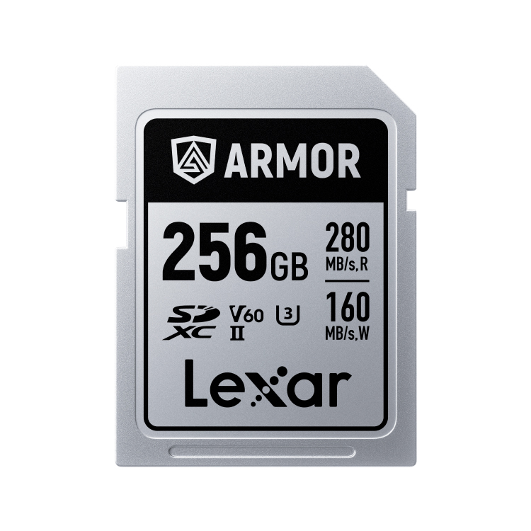Карта памяти Lexar SDXC 256GB ARMOR Silver Pro C10 V60 U3 6K UHD (R280/W160 MB/s)