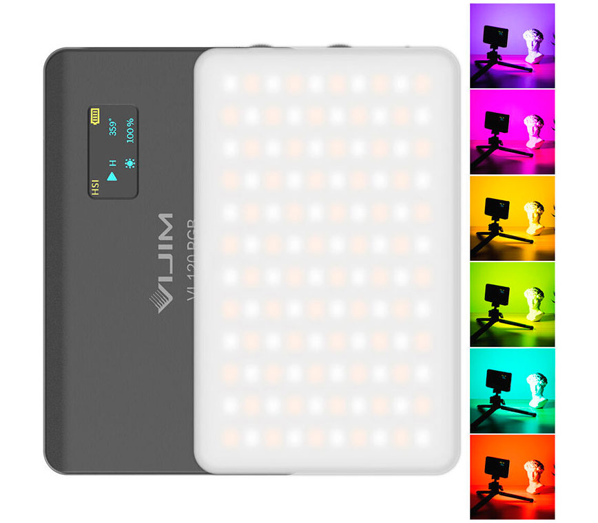 Осветитель Ulanzi VL120 RGB, 5 Вт, 2500-9000 К, черный