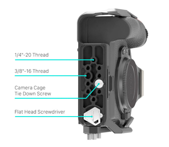 Клетка Tilta Camera Cage Pro Kit для Nikon Z8, черная