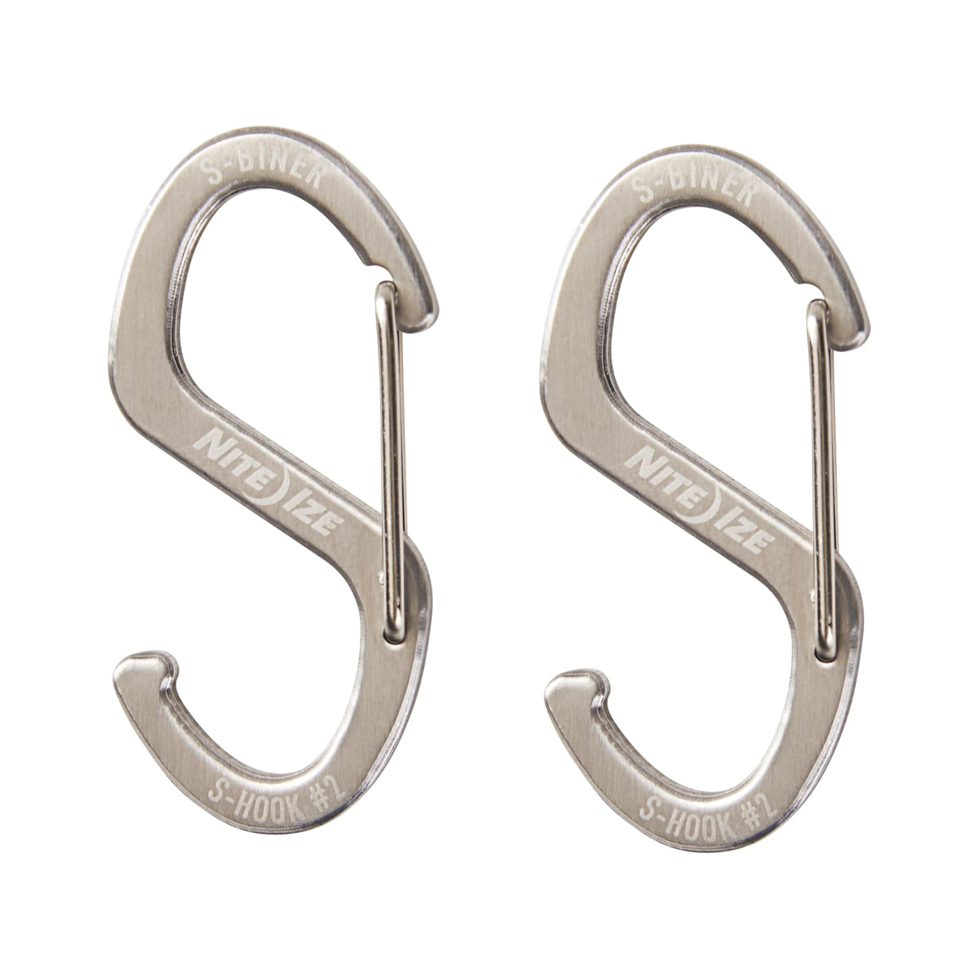 Карабин Nite Ize S-Biner Hook 'N Hold Small, стальной, 2 шт.