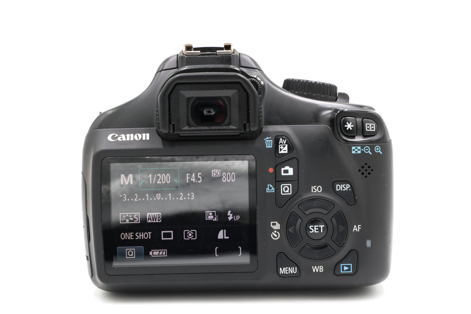 Зеркальный фотоаппарат Canon EOS 1100D Kit 18-55mm IS (состояние 5-) (б/у)