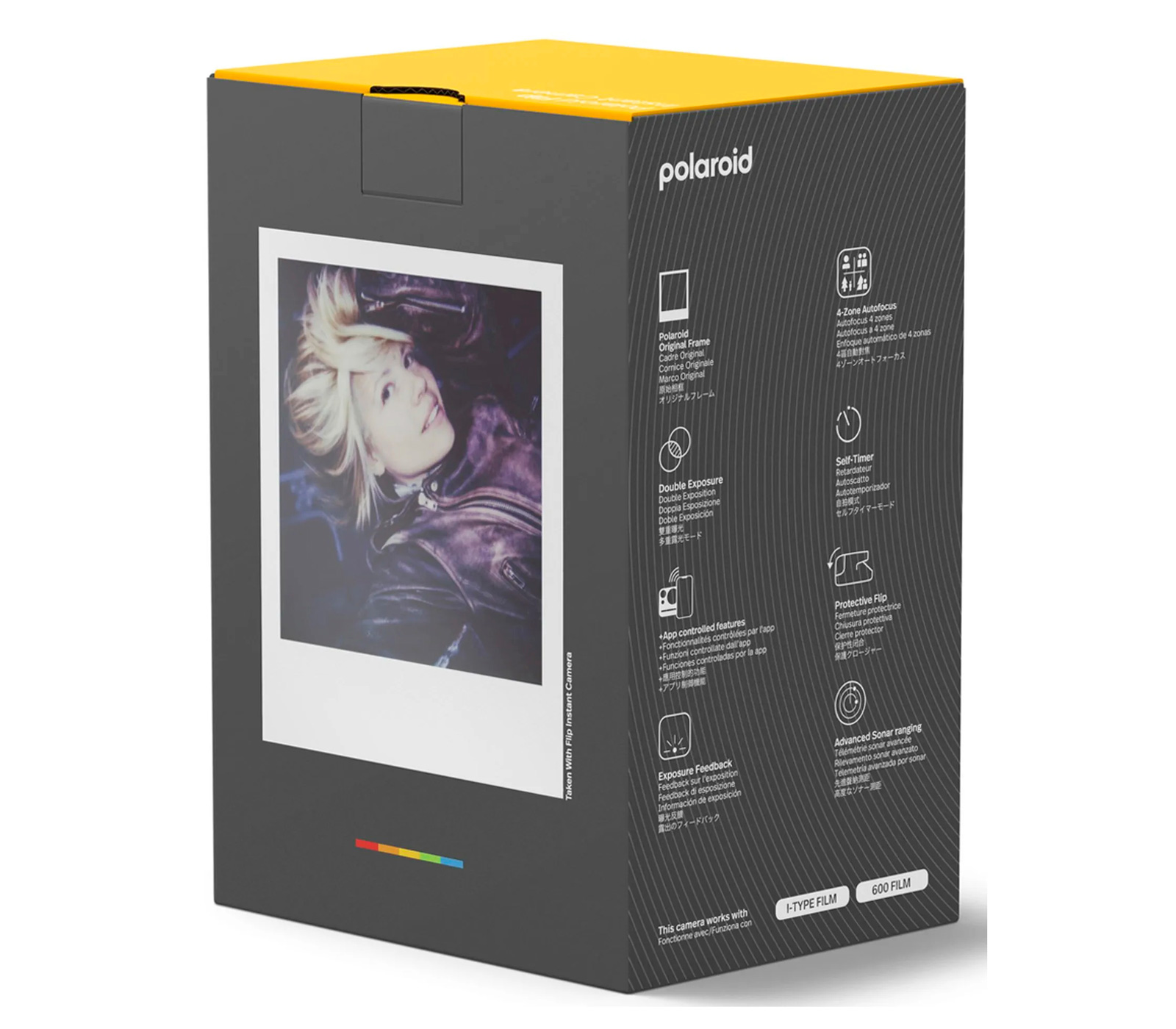 Фотоаппарат моментальной печати Polaroid Flip, черный