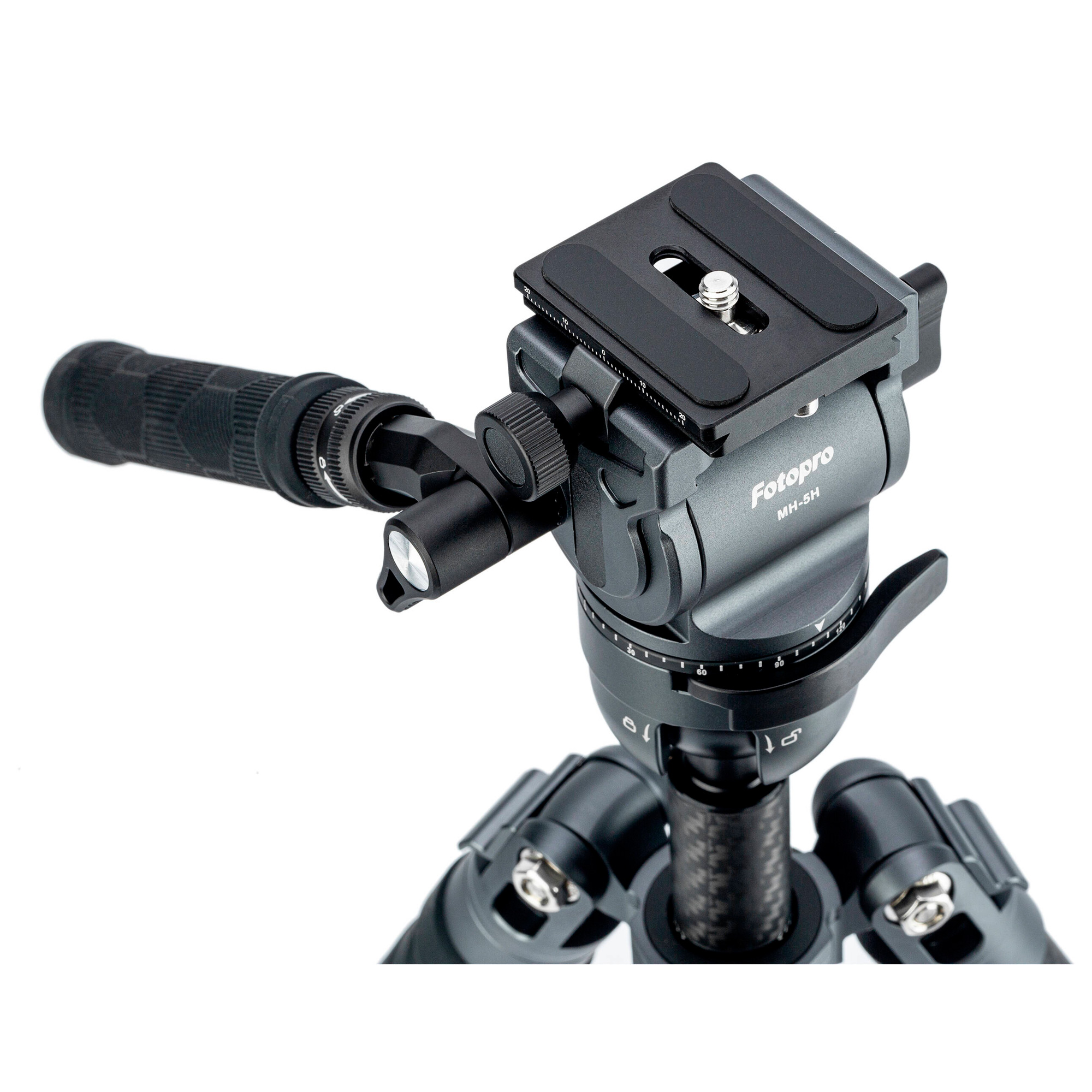 Штатив Fotopro X-Airfly Max Video, карбон, серый